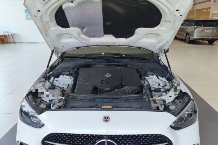 Used Mercedes-Benz C-Class 2024 C 260 L Brilliant Night Sports Edition Engine Bay