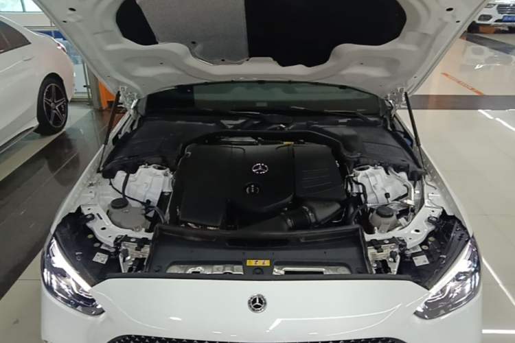 Used Mercedes-Benz C-Class 2024 Second Facelift C 260 L Sport Edition Engine Bay