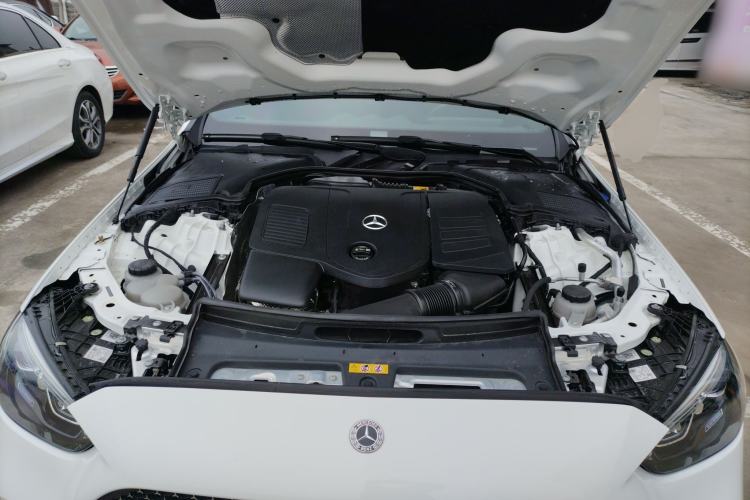 Used Mercedes-Benz C-Class 2024 Facelift C 260 L Night Edition Sport Version Engine Bay