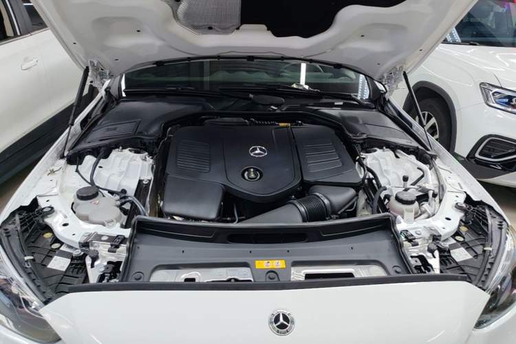 Used Mercedes-Benz C-Class 2024 Facelift C 260 L Night Edition Sport Version Engine Bay