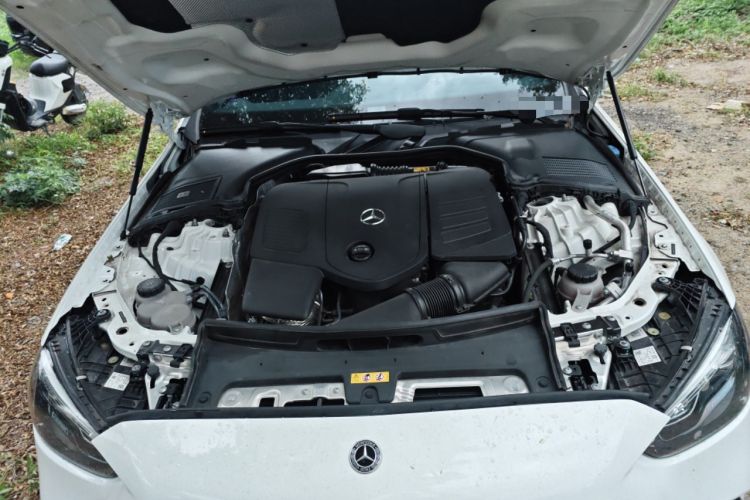 Used Mercedes-Benz C-Class 2024 Second Facelift C 260 L Sport Edition Engine Bay