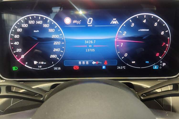 Used Mercedes-Benz C-Class 2024 Facelifted C-Class 260 L Night Edition Sports Version Instrument Cluster
