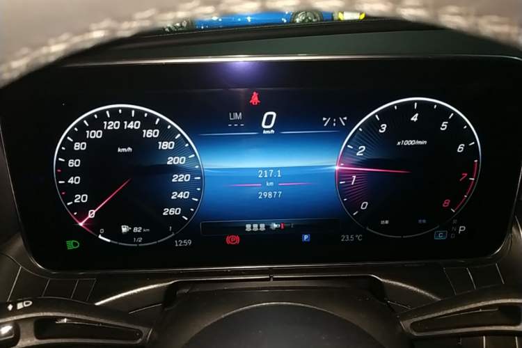 Used Mercedes-Benz C-Class 2024 C 260 L Brilliant Night Sports Edition Instrument Cluster