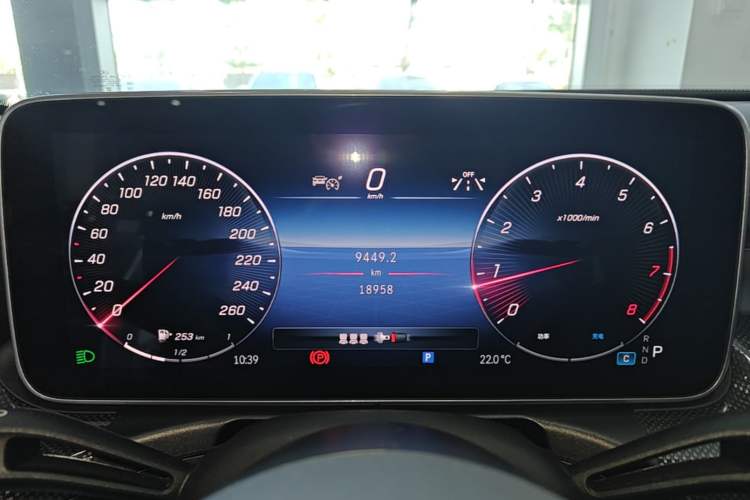 Used Mercedes-Benz C-Class 2024 Second Facelift C 260 L Starry Night Sport Edition Instrument Cluster