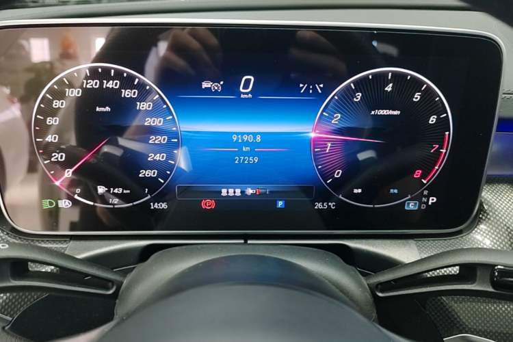 Used Mercedes-Benz C-Class 2024 Restyled C 260 L Sport Edition Instrument Cluster