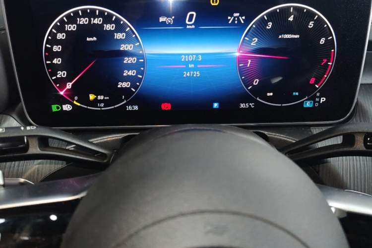 Used Mercedes-Benz C-Class 2024 Facelift C 260 L Night Edition Sport Version Instrument Cluster