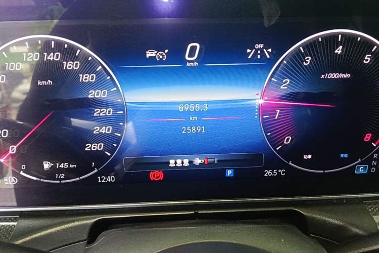 Used Mercedes-Benz C-Class 2024 Second Facelift C 260 L Sport Edition Instrument Cluster