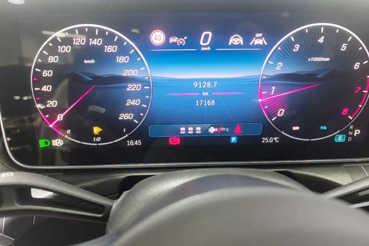 Used Mercedes-Benz C-Class 2024 Facelifted C-Class 260 L Night Edition Sports Version Instrument Cluster