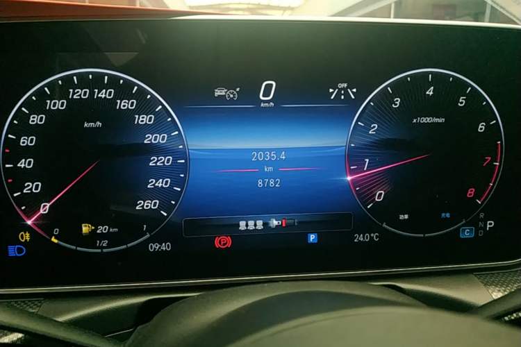 Used Mercedes-Benz C-Class 2024 Restyled C 260 L Sport Edition Instrument Cluster