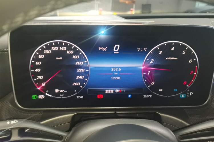 Used Mercedes-Benz C-Class 2024 Restyled C 260 L 4MATIC Sport Edition Instrument Cluster