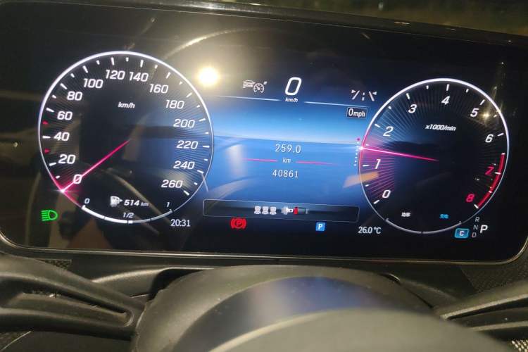 Used Mercedes-Benz C-Class 2024 Restyled C 260 L Sport Edition Instrument Cluster
