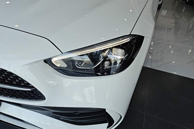 Used Mercedes-Benz C-Class 2024 Second Facelift C 260 L Starry Night Sport Edition Left Front Headlight