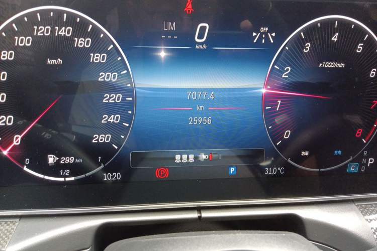 Used Mercedes-Benz C-Class 2024 Restyled C 260 L Sport Edition Odometer Close Up