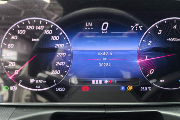Used Mercedes-Benz C-Class 2024 C 200 L Sport Edition Odometer Close Up