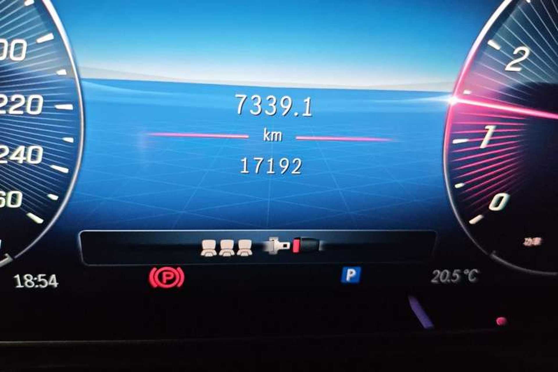 Used Mercedes-Benz C-Class 2024 C 260 L Sport Edition Odometer Close Up