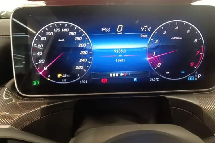 Used Mercedes-Benz C-Class 2024 Restyled C-Class 260 L Sport Edition Odometer Close Up