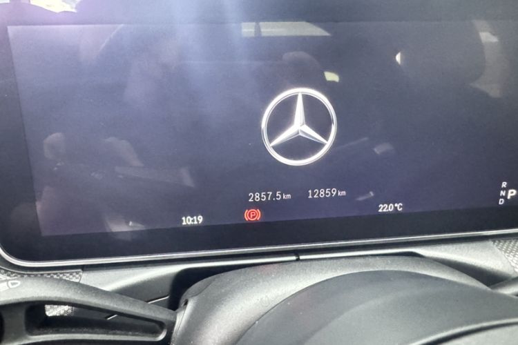 Used Mercedes-Benz C-Class 2024 C 260 L 4MATIC Sport Edition Odometer Close Up