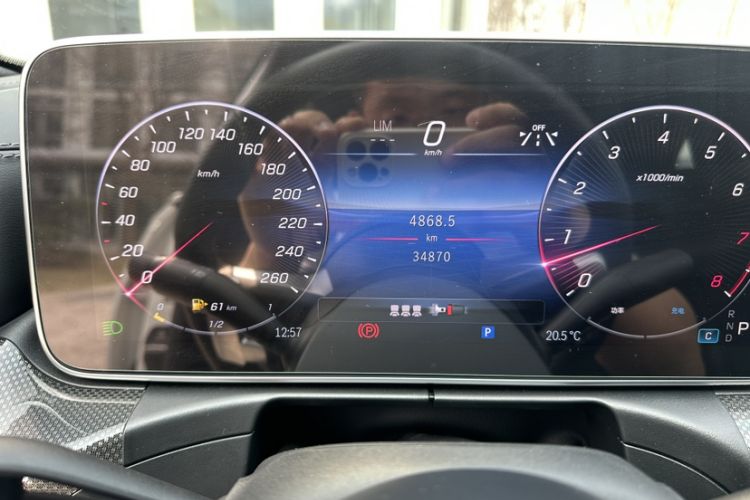 Used Mercedes-Benz C-Class 2024 Restyled C-Class 260 L Sport Edition Odometer Close Up