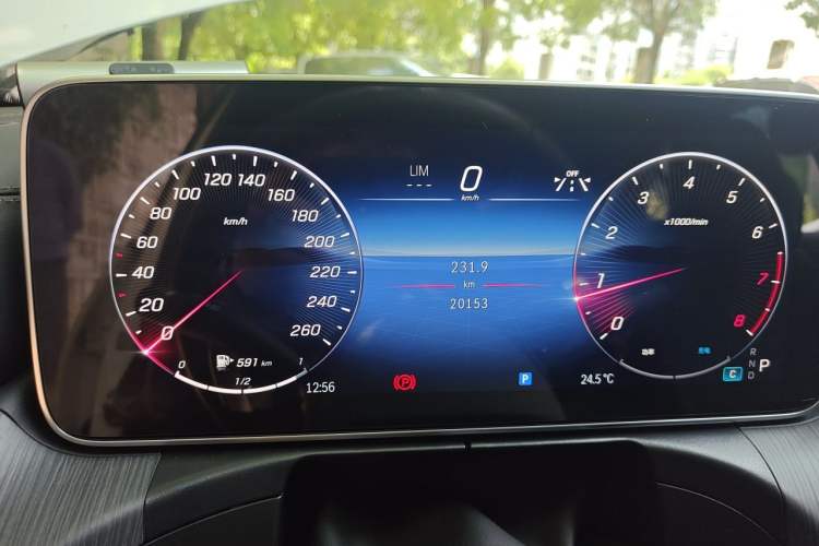 Used Mercedes-Benz C-Class 2024 Restyled C-Class 260 L Sport Edition Odometer Close Up