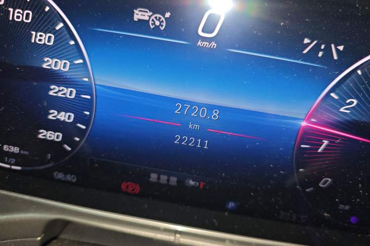 Used Mercedes-Benz C-Class 2024 C 260 L Sport Edition Odometer Close Up