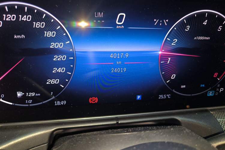 Used Mercedes-Benz C-Class 2024 Restyled C-Class 260 L Sport Edition Odometer Close Up