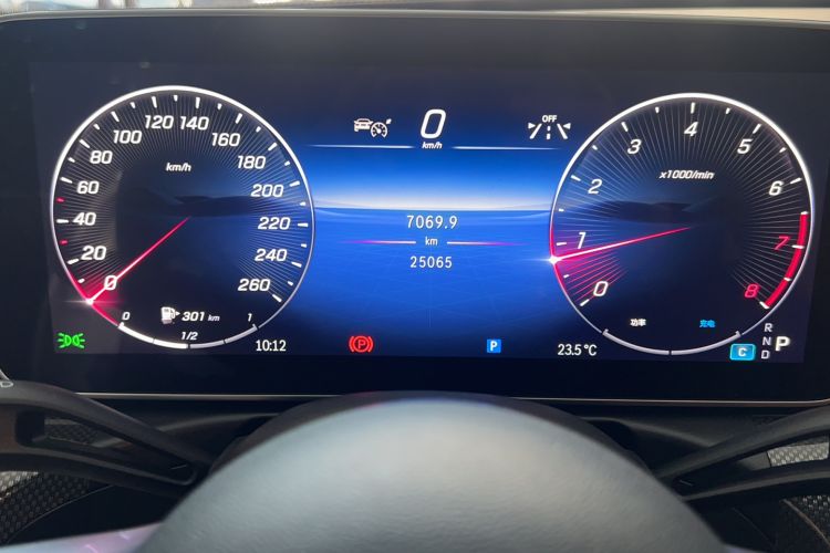 Used Mercedes-Benz C-Class 2024 Restyled C-Class 260 L Sport Edition Odometer Close Up