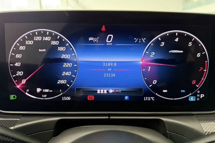 Used Mercedes-Benz C-Class 2024 Restyled C 260 L Sport Edition Odometer Close Up