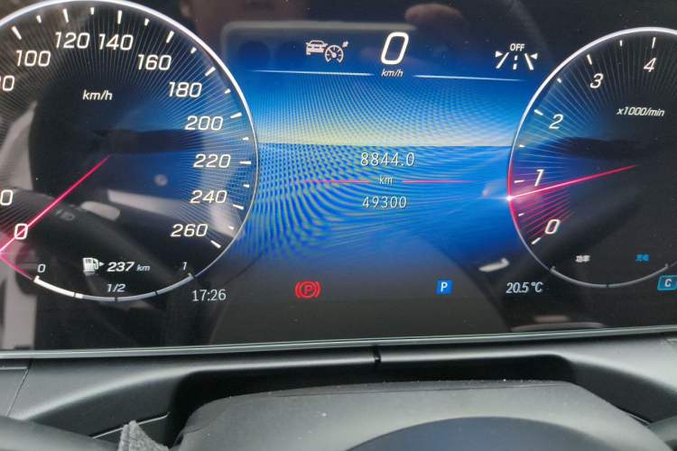 Used Mercedes-Benz C-Class 2024 C 260 L Sport Edition Odometer Close Up