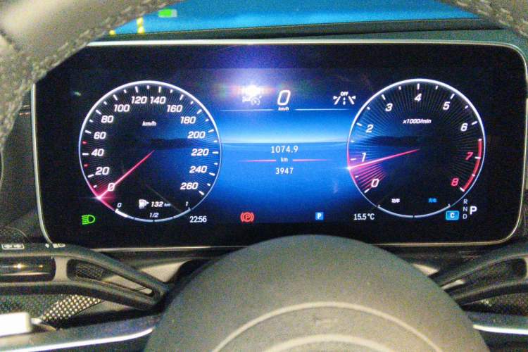 Used Mercedes-Benz C-Class 2024 Restyled C 260 L Sport Edition Odometer Close Up