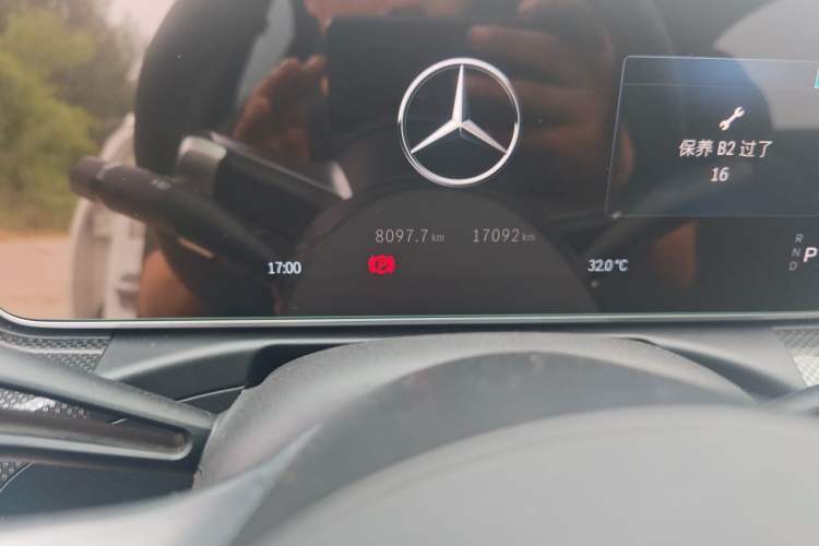 Used Mercedes-Benz C-Class 2024 C 260 L Sport Edition Odometer Close Up