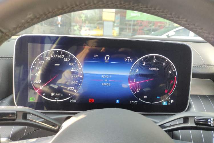 Used Mercedes-Benz C-Class 2024 C 260 L Sport Edition Odometer Close Up