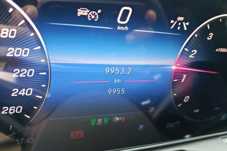 Used Mercedes-Benz C-Class 2024 Restyled C-Class 260 L Sport Edition Odometer Close Up