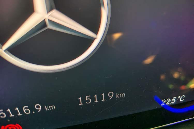 Used Mercedes-Benz C-Class 2024 C 260 L Sport Edition Odometer Close Up