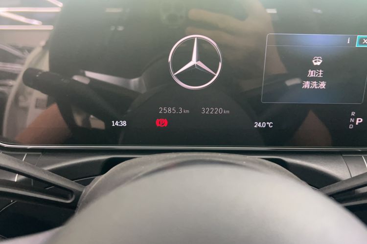 Used Mercedes-Benz C-Class 2024 C 200 L Sport Edition Odometer Close Up