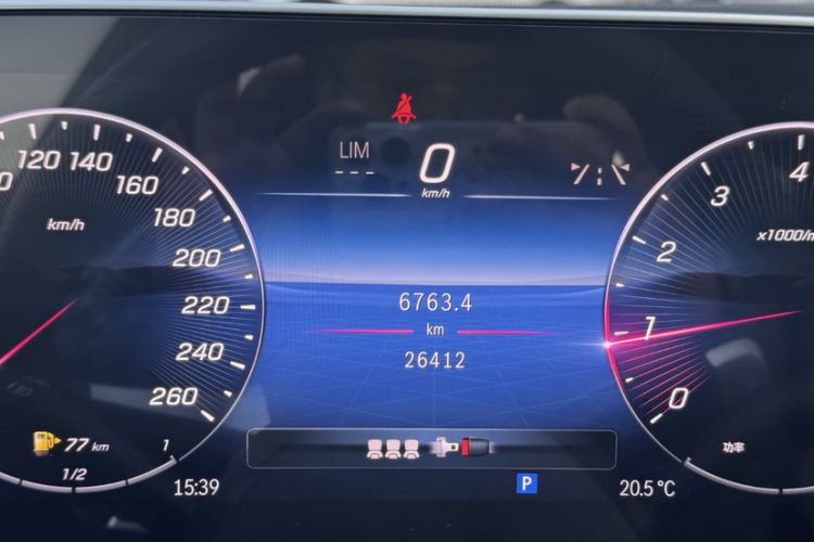 Used Mercedes-Benz C-Class 2024 Restyled C-Class 260 L Sport Edition Odometer Close Up