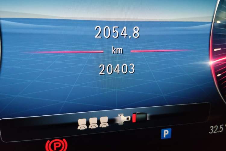 Used Mercedes-Benz C-Class 2024 C 260 L Sport Edition Odometer Close Up