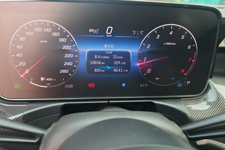 Used Mercedes-Benz C-Class 2024 Restyled C 260 L Sport Edition Odometer Close Up