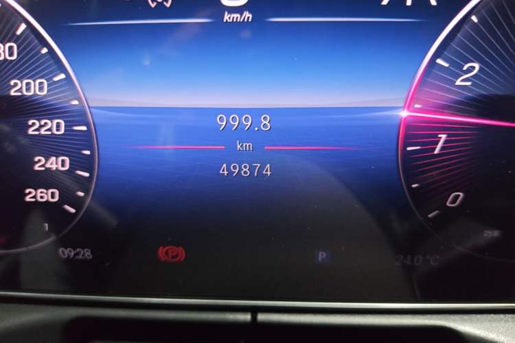 Used Mercedes-Benz C-Class 2024 Restyled C-Class 260 L Sport Edition Odometer Close Up