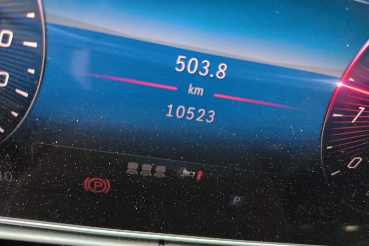 Used Mercedes-Benz C-Class 2024 Restyled C-Class 260 L Sport Edition Odometer Close Up