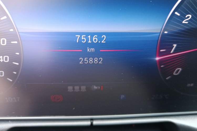 Used Mercedes-Benz C-Class 2024 Restyled C-Class 260 L Sport Edition Odometer Close Up