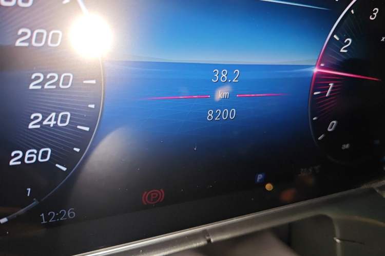 Used Mercedes-Benz C-Class 2024 Restyled C 260 L Sport Edition Odometer Close Up