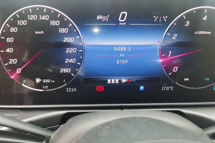 Used Mercedes-Benz C-Class 2024 C 260 L Sport Edition Odometer Close Up