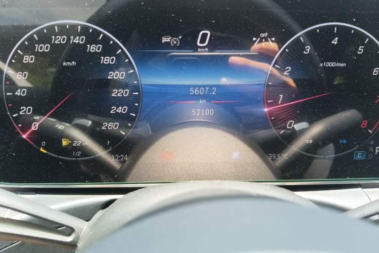 Used Mercedes-Benz C-Class 2024 C 260 L Brilliant Night Sports Edition Odometer Close Up