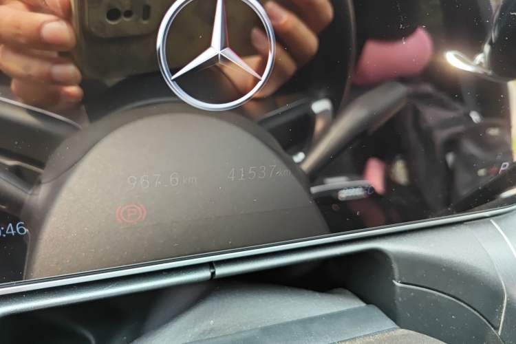 Used Mercedes-Benz C-Class 2024 C 260 L Sport Edition Odometer Close Up
