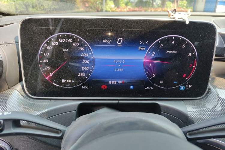 Used Mercedes-Benz C-Class 2024 Restyled C-Class 260 L Sport Edition Odometer Close Up