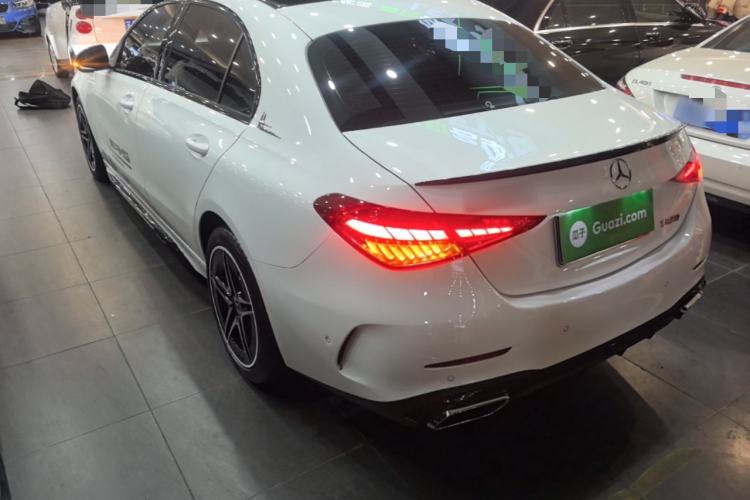 Used Mercedes-Benz C-Class 2024 Facelifted C-Class 260 L Night Edition Sports Version Rear Left 45 Deg