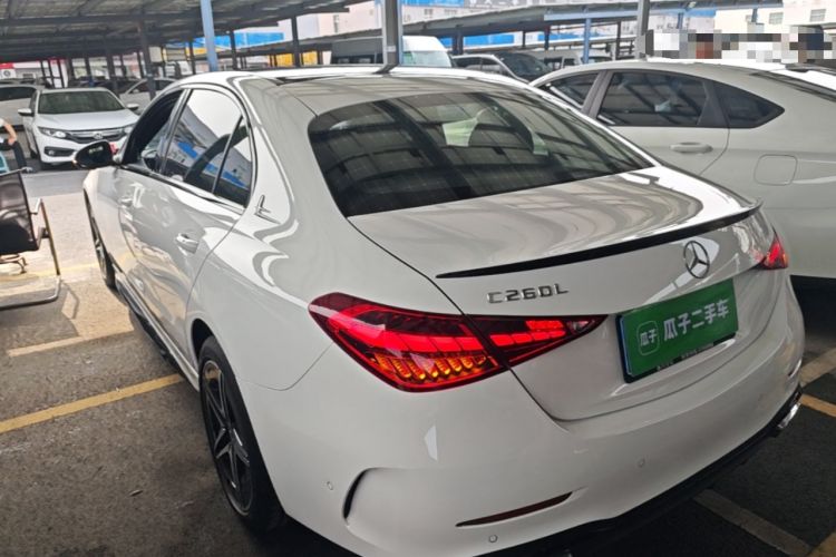 Used Mercedes-Benz C-Class 2024 Facelifted C-Class 260 L Night Edition Sports Version Rear Left 45 Deg