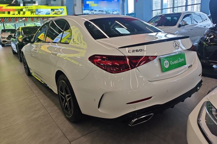 Used Mercedes-Benz C-Class 2024 Facelifted C-Class 260 L Night Edition Sports Version Rear Left 45 Deg