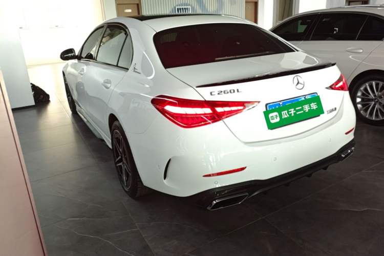Used Mercedes-Benz C-Class 2024 Facelifted C-Class 260 L Night Edition Sports Version Rear Left 45 Deg