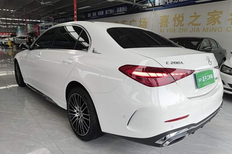 Used Mercedes-Benz C-Class 2024 Restyled C 200 L Sport Edition Rear Left 45 Deg
